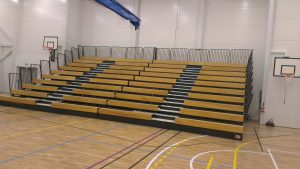 Basketball gym retractable seating, Multipurpose gymnasium seats,school seats