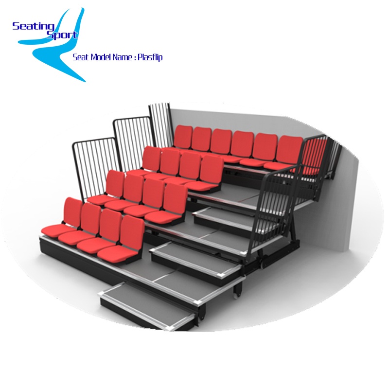 Retractable Telescopic Seating: HDPE Blow – Molded Seats with Folding Backrest