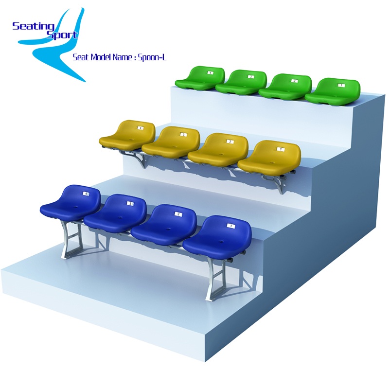 School sports hall seat Badminton hall seat Cricket seat plastic seat Spoon-L