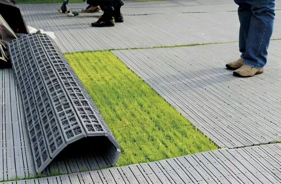 portable interlocking floor, high impact PP, grass protection mat, temporary event flooring, rollable plastic decking，